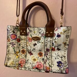 Dasein Floral Printed Crossbody Bag
